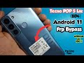 TECNO POP 5 LTE FRP BYPASS ANDROID 11/TECNO BD4a FRP BYPASS WITHOUT PC/TECNO ANDROID 11 FRP BYPASS/