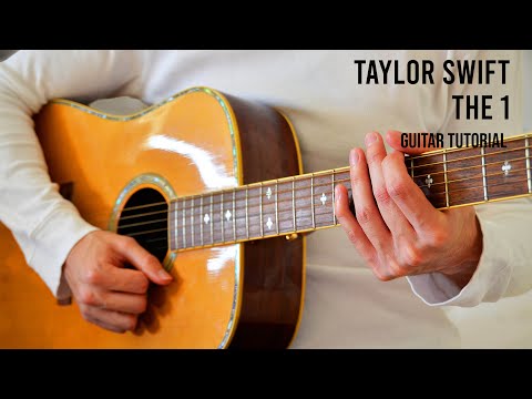 Taylor Swift - the 1 EASY Guitar Tutorial With Chords / Lyrics