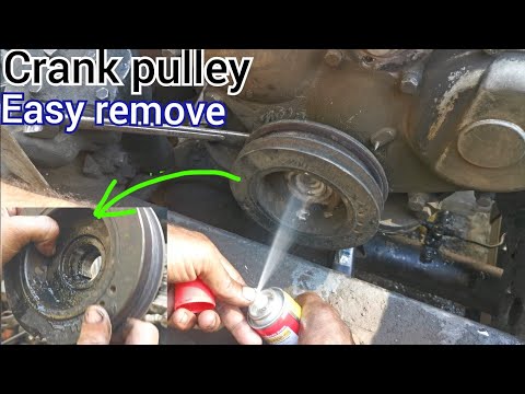 Crank pulley easy remove | crankshaft pulley