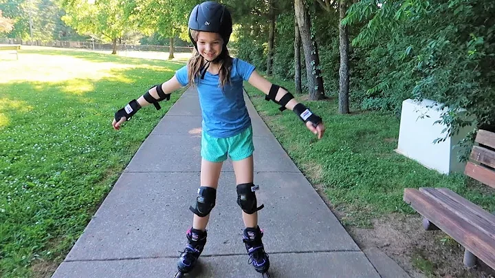 Addy Gets Rollerblades!