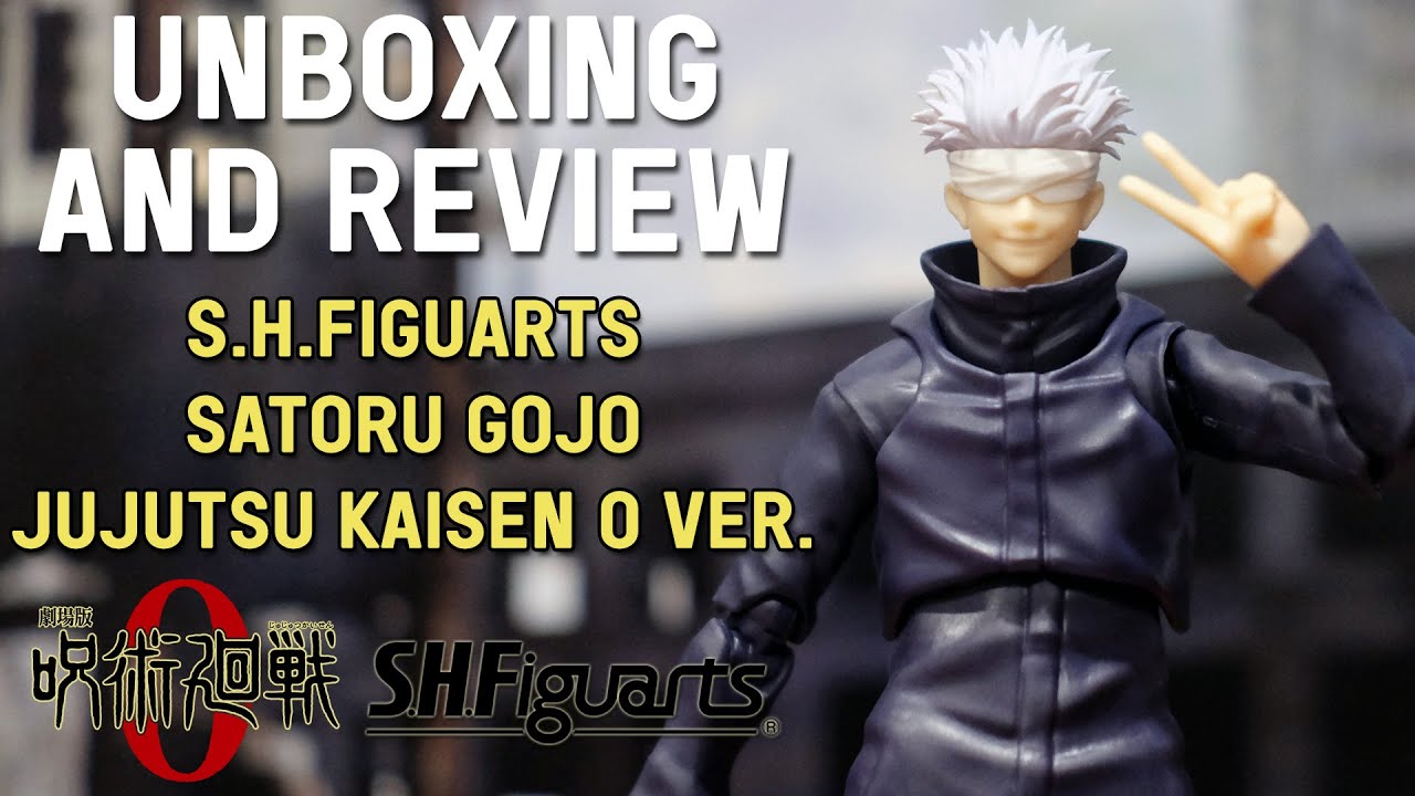 Bandai Tamashii Nations Satoru Gojo Action Figure ▫ UNBOXING ▫  Tamashii  Nations have released this unboxing video for their Jujutsu Kaisen SH  Figuarts 1/12 Scale Satoru Gojo that is due to