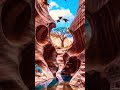 पत्थर का झरोखा | Slot Canyon Window 🪨 #shorts #nature