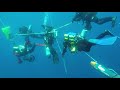 Decompression trapeze on HMHS Britannic