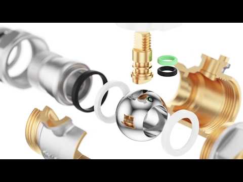 Шаровой кран с белой рукояткой - MIRAYA Шаровой кран с белой рукояткой - MIRAYA