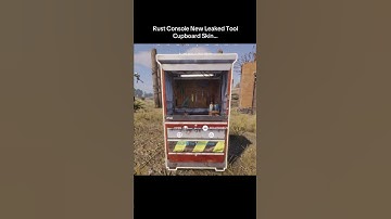 Rust Console new leaked tool cupboard skin…#shorts #rust #rustconsole
