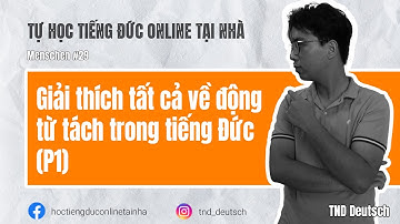 Menschen #29 - Giải thích tất cả về động từ tách trong tiếng Đức (P1) | TND Deutsch