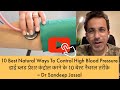 10 best natural ways to control high blood pressure  dr sandeep jassal