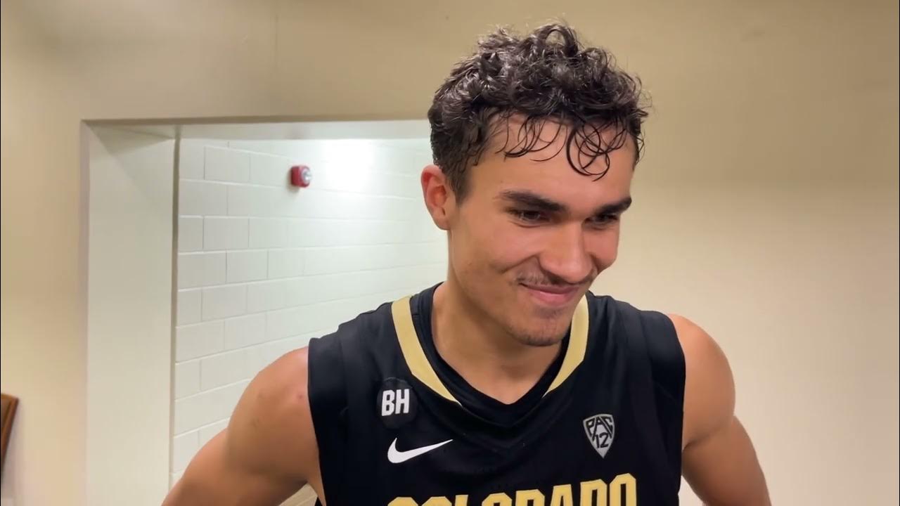 Tristan da Silva postgame press conference after Colorado wins in