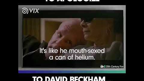 Dead pool apologize to David Beckham