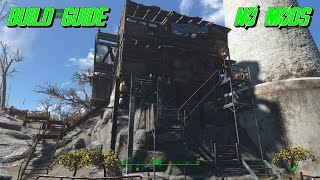 Cliff edge house - part 2 of 3 finishing construction - FALLOUT 4 (no mods)