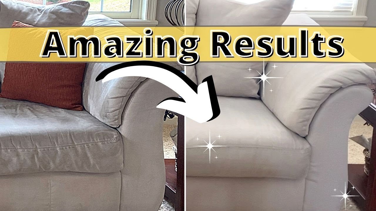BEST WAY TO CLEAN YOUR COUCH SOFA MICROFIBER FOR AMAZING RESULTS