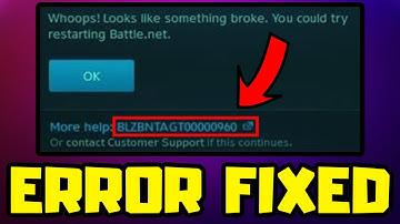 How to FIX Battle.net Error Code BLZBNTAGT00000960 in Windows
