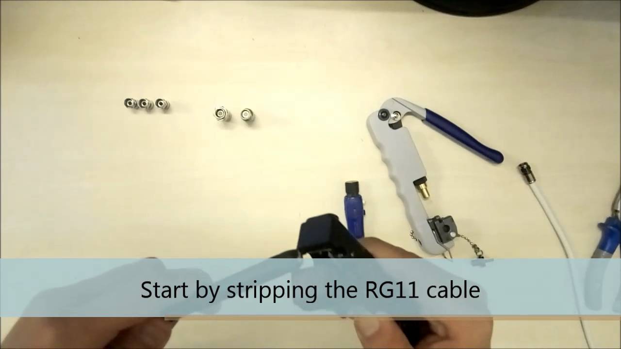 Rg6 And Rg11 Connector Using