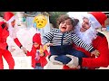بابا نويل يسرق بنت صغيرة شوفو شصار  تحشيش   طه البغدادي