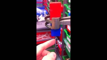 Floating Paperclip trick with magnets