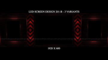 467. Led Screen Design 201-B  -   3 Variants