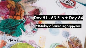 Day 51 - 64 The 100 Day Project - 100 Days of Journaling Happy Mail