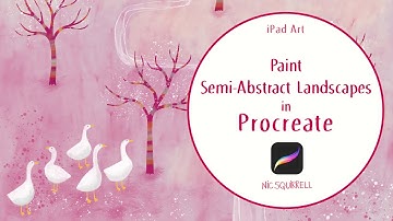 Paint Semi-Abstract Landscapes in Procreate - A Skillshare Class Preview
