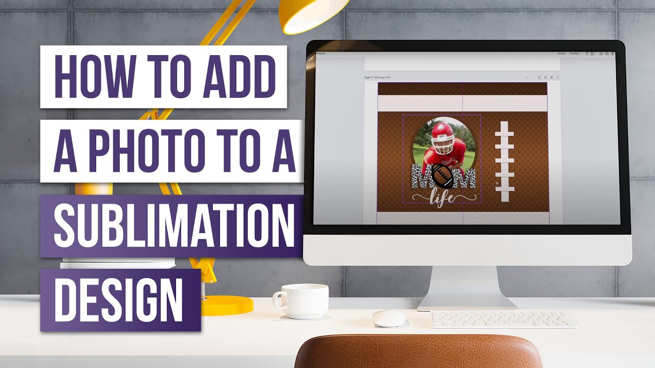  How To Add A Photo To A Sublimation Design YouTube