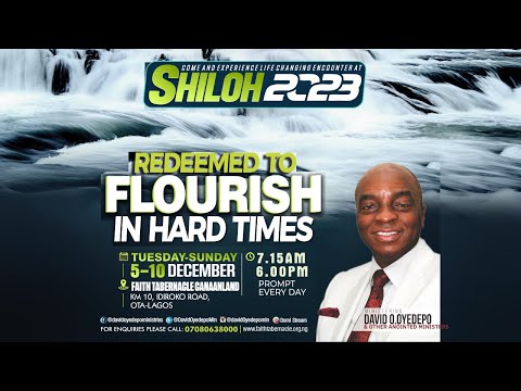 SHILOH 2023 REDEEMED TO FLOURISH IN HARD TIMES || DAY 1 OPENING NIGHT || 5TH DECEMBER 2023