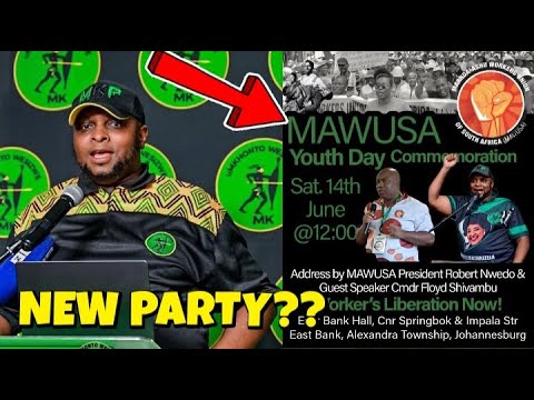 Floyd Shivambu Established NEW PARTY CALLED Maanda Ashu Workers Union Of South Africa MAWUSA