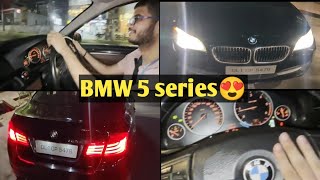 Driving Bmw 5 Series For The First Timebmwjashan Verma