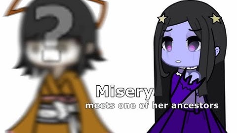 Misery meets one of her ancestors ♡ #rubygloom #gacha #ruby #gachalife #gacha #skit