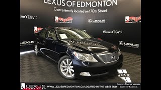 Used Blue 2009 Lexus LS 460 Premium Package Review Grande Cache Alberta