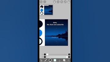 Easy water reflection drawing tutorial using only 3 colors #ibispaintx #painting #art #tutorial