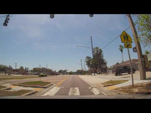 Driving through Polk City, Florida