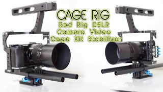 Rod Cage Rig DSLR Camera Video Cage Kit Stabilizer by Gwi heroes 190 views 1 year ago 3 minutes, 14 seconds