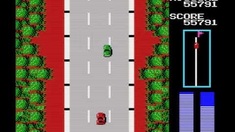 TAS Road Fighter MSX in 11:20 by Dimon12321