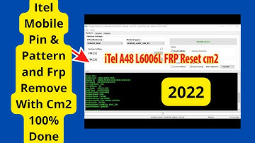 Itel A48 L6006 Frp Remove CM2 100% FIX 2022 Done