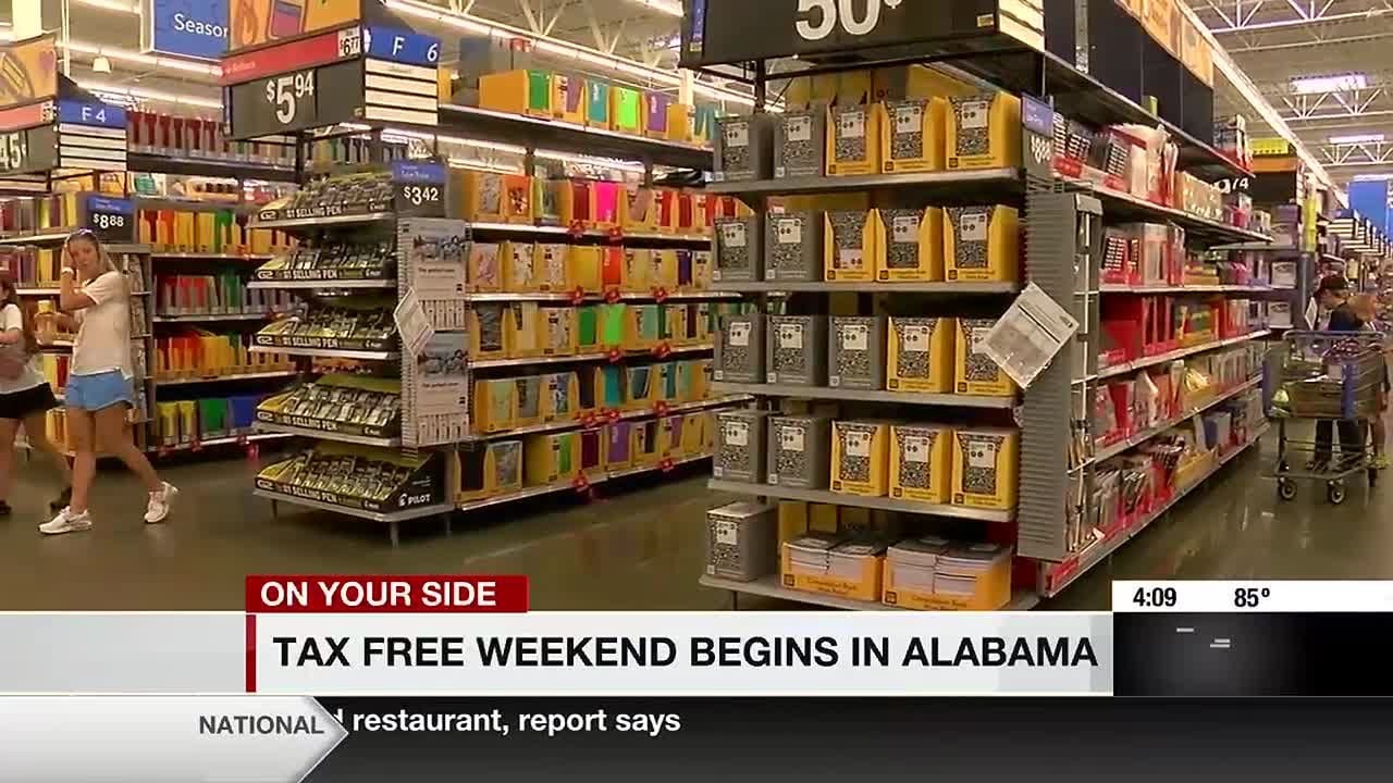 Tax free weekend begins in Alabama - YouTube