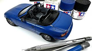 Building a Mazda MX-5 Miata: The Eunos Roadster by Tamiya [Full Build] Step by Step re-upload