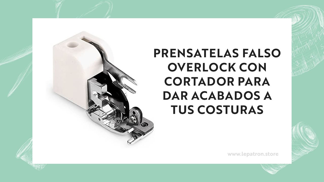 Prensatela de falso overlock