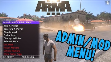 ARMA 3 [TUTORIAL] - ADMIN - MOD - MENU (God Mode, Teleport & More)