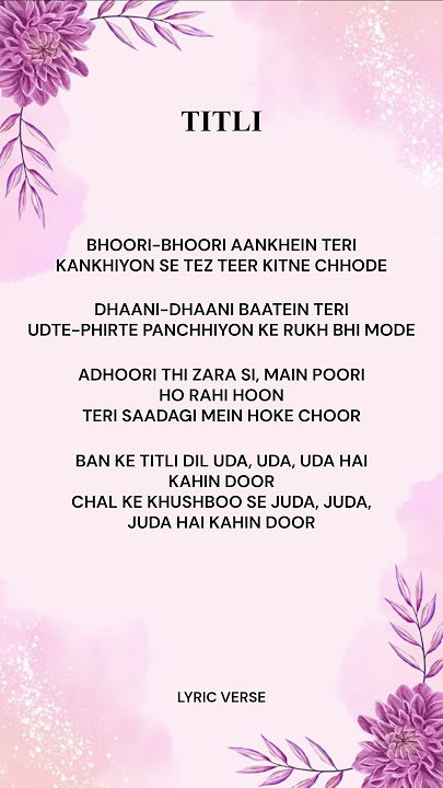 TITLI (Lyrics)