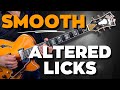 Learn these smooth altered jazz licks