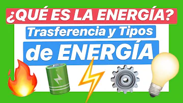 ¿Cuáles son dos ejemplos de transferencia de energía?