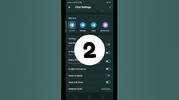 Telegram settings|| send with enter