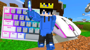 Mastering Keyboard and Mouse in Minecraft PE 🔥|| Keyboard and Mouse MCPE ||