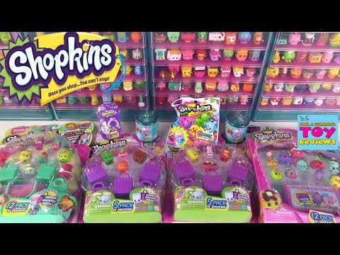 Shopkins Season 2 3 4 Food Fair Fashion Spree Collector Case Opening | PSToyReviews