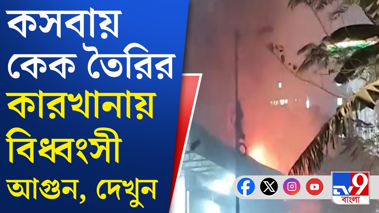 Kasba Fire News: কসবায় কারখানার বাইরে থাকা বৈদ্যুতিন কাঠামো থেকে আগুন লেগেছে অনুমান