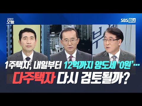 [집중진단] 1주택자, 내일부터 12억까지 양도세 ‘0원’…다주택자 다시 검토될까?