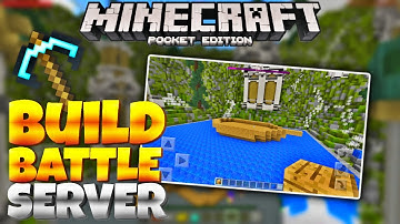 BEST MCPE BUILD BATTLE SERVER - Master Builders Minigame Server (Minecraft PE 1.1)
