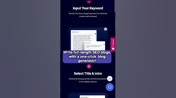 One Click Blog Generator #Shorts #getgenie #aiwriter