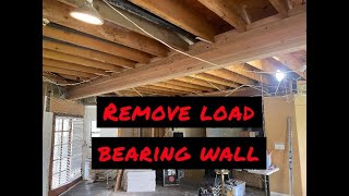 Remove Load Bearing Wall & Install Glulam Beam For Open Floor Plan