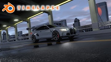 How To Make This BMW Scene In Blender | BMW M4 Animation