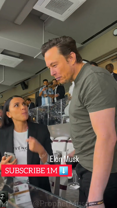 Meet Elon Musk Protected by his Humanoid Robot Bodyguard Eyes